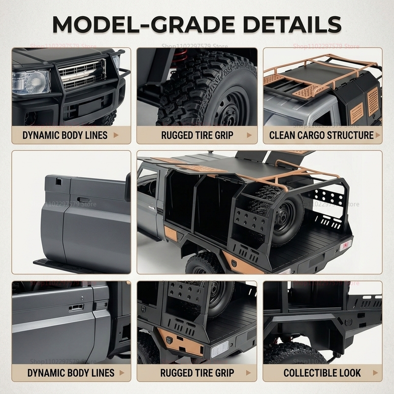 1:12 MN82S 4WD RC Offroad Pick - Rc Hobby Land ulasan dan harga