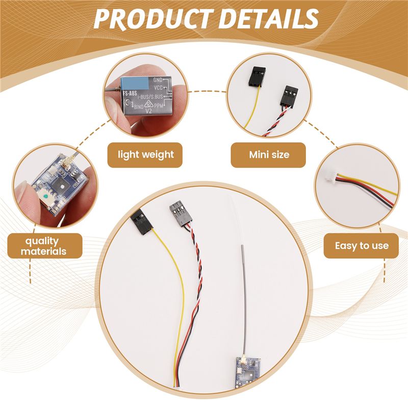 AS96-For FS-A8S 2.4G 8CH Mini  - Receiver Sbus 8Ch ulasan dan harga