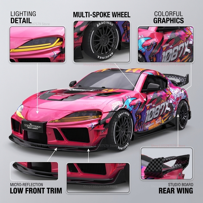 1:43 Scale 20KM/H RC Drift Car - Rc Hobby Toucan ulasan dan harga