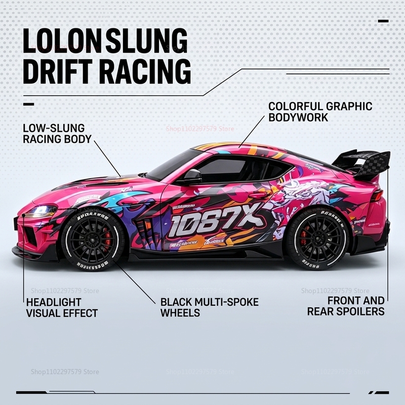 1:43 Scale 20KM/H RC Drift Car - Rc Hobby Toucan ulasan dan harga